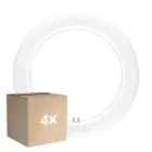 Multipack 4x Ledvance LED Tube T9 Value Circular (EM/Mains) 11W 1320lm - 840 Cool White | Replaces 22W