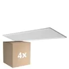Multipack 4x Ledvance LED Panel Planon Plus 1200x300mm 40W 3100lm - 830 Warm White