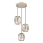 Eglo Pendant Romazzina Steel Sandy | Suitable for 3x E27